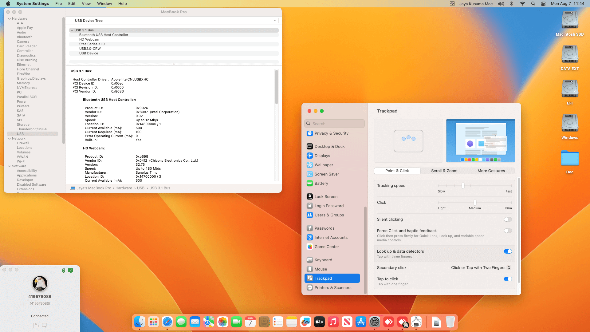 MSI Gaming GL65 Leopard 10SEK 423ID [CometLake   Intel UHD 630 + I2C]   OpenCore 1